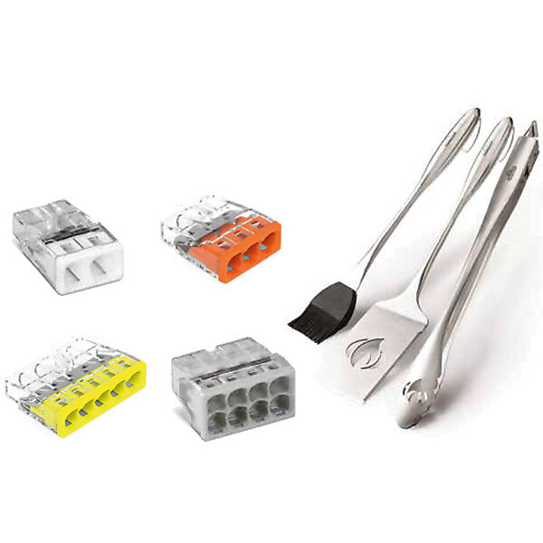 WAGO PROFI-SET mit NAPOLEON Grillbesteck-Set100 887-446